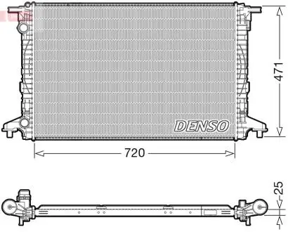 Радиатор AUDI A4 2015 - DENSO DRM02043