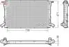 Радіатор охолодження VW Touareg 3.0/4.0 V8 TDI 17- DENSO DRM02047 (фото 1)