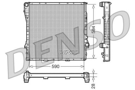 Радіатор DENSO DRM05115