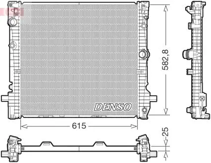Радіатор DENSO DRM05124
