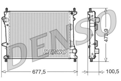 Радіатор DENSO DRM09037