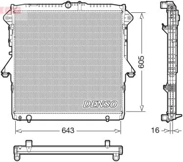 Радіатор DENSO DRM10118