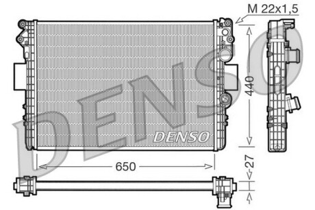 Радиатор DENSO DRM12002