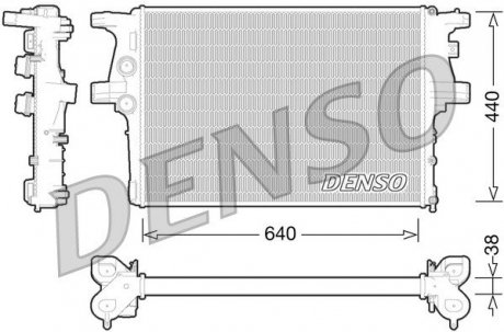 Радиатор DENSO DRM12008