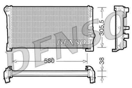 Радиатор DENSO DRM13010