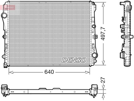 Радиатор MERCEDES GLC/E/S \'\'16>> DENSO DRM17116