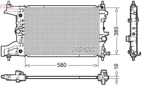 Теплообменник DENSO DRM20005