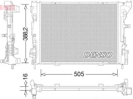 Радиатор DENSO DRM23035