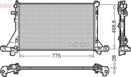 Радиатор Master / Movano / NV400 "10>> DENSO DRM23112