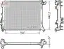 Радіатор двигуна RENAULT GRAND SCENIC IV, MEGANE IV, SCENIC IV, TALISMAN 1.2-1.5DH 11.15- DENSO DRM23114 (фото 1)