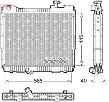 Радіатор DENSO DRM23119