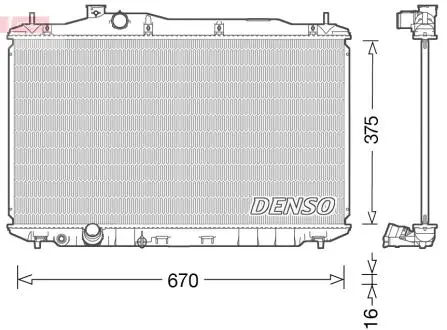Теплообмінник DENSO DRM40040