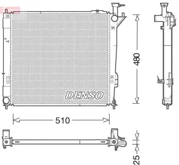 Теплообменник DENSO DRM41015