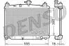 Радіатор, охолодження двигуна DENSO DRM44016 (фото 1)