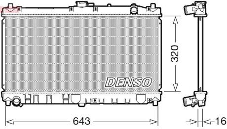 Теплообмінник DENSO DRM44031