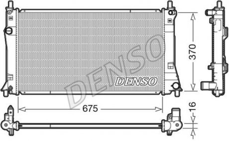 Радиатор DENSO DRM44035 (фото 1)