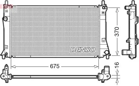 Радиатор DENSO DRM44035