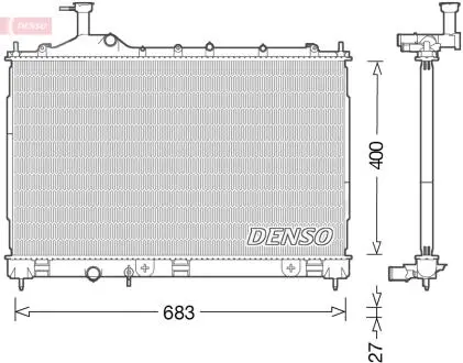 Теплообмінник DENSO DRM45038