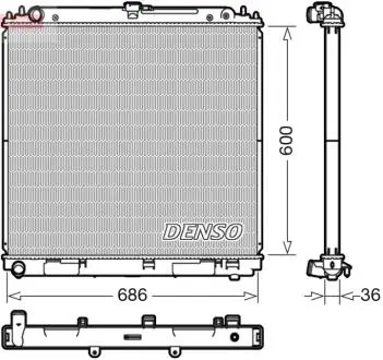 Теплообменник DENSO DRM46041