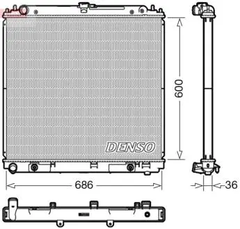 Конденсер DENSO DRM46042