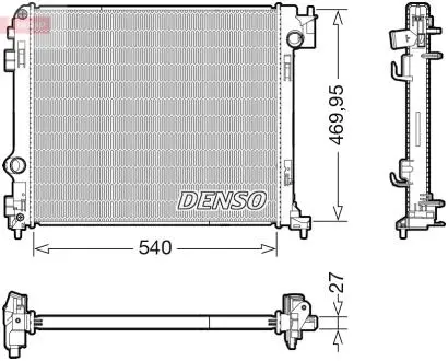 Радиатор NISSAN X-Trail (T32) \'\'1,6 "14>> DENSO DRM46065