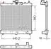 Радиатор NISSAN Note 2006 - 2012 DENSO DRM46067 (фото 1)