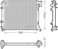 Радіатор двигуна NISSAN QASHQAI II, QASHQAI III 1.3/1.3H 08.18- DENSO DRM46080 (фото 1)