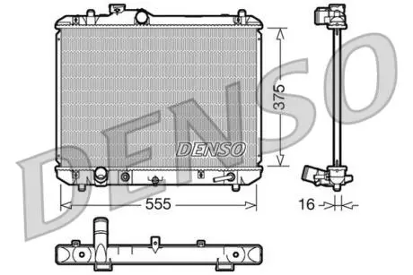 Радиатор DENSO DRM47007