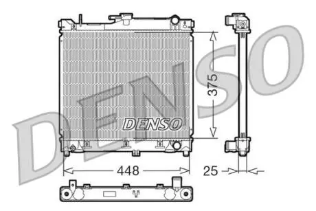 Конденсер DENSO DRM47014