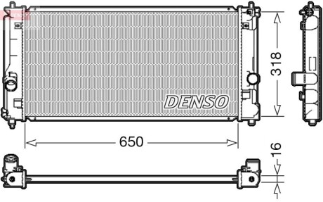 Теплообменник DENSO DRM50081 (фото 1)