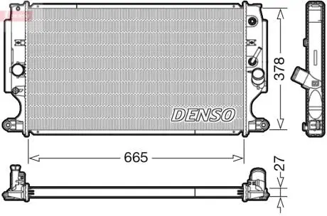 Радиатор DENSO DRM50088