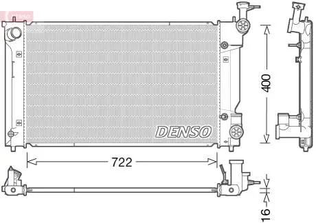 Радіатор DENSO DRM50098
