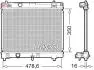 Радіатор двигуна (мкпп) DAIHATSU CHARADE VIII, TOYOTA YARIS, YARIS / VIOS 1.0-1.33 04.02- DENSO DRM50103 (фото 1)