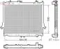 Радіатор двигуна (мкпп) ISUZU D-MAX II 2.5D 06.12- DENSO DRM99014 (фото 1)