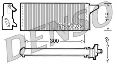 Радиатор печки DENSO DRR12001 (фото 1)