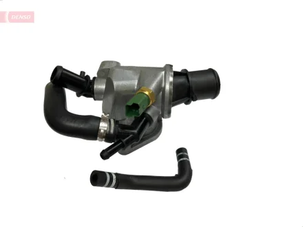 Термостат системи охолодження (88°C, в корпусі) ALFA ROMEO 147, 156, 159, 166, BRERA, SPIDER, FIAT BRAVO II 1.4/1.9D/2.4D 09.98-12.14 DENSO DTM88787