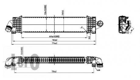 Інтеркулер Ford Focus 1.6D-2.5 10.03- DEPO 017-018-0001