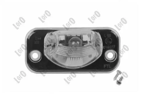 Фонарь освещения номерного знака REJ. VW TRANSPORTER IV 90-03 LE/PR DEPO 05344905