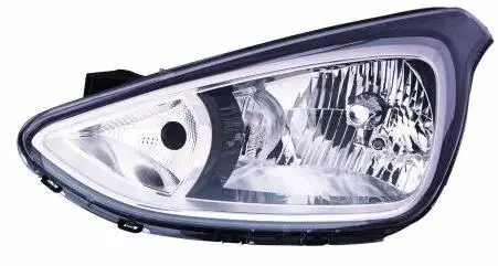 Фара Прав (H4/H7/PY21W/W5W, електричн, без мотора, колір відбивача: чорн) HYUNDAI i10 II 12.13-06.16 DEPO 2211176RLEMN2