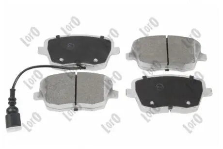 Колодки тормозные (передние) Seat Ibiza/VW Polo 01-09/Skoda Fabia 99-14/Roomster 06-15 (+датчик) DEPO 23101236