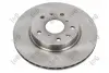 Диск тормозной (передний) Fiat Sedici 06-14/Suzuki SX4 06-/Peugeot 208 18- (280x22) (с покр.) (вент) DEPO 23103116 (фото 2)