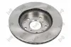 Диск тормозной (передний) Fiat Sedici 06-14/Suzuki SX4 06-/Peugeot 208 18- (280x22) (с покр.) (вент) DEPO 23103116 (фото 3)