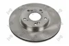 Диск тормозной (передний) Honda Civic 97-05/СR-V 02-06 (282x23) (с покрытием) (вентилируемый) DEPO 23103140 (фото 2)