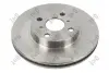 Диск тормозной (передний) Toyota Yaris 05- (255x22) DEPO 23103154 (фото 2)