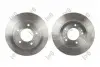 Диск тормозной (задний) Kia Ceed/Cerato/Soul/Hyundai i30/Elantra 12- (262x10) PRO DEPO 23104060 (фото 1)