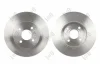 Диск тормозной (задний) Opel Combo 01-/Astra H/Meriva A 05-10 (264x10) (с покрытием) (полный) DEPO 23104065 (фото 1)