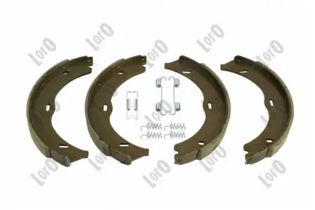 Колодки ручника MB Vito (W639) 03- (186x20) (с пружинками) DEPO 23105018