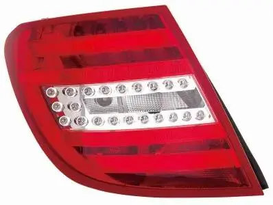 Ліхтар задній Лів (LED/P21W, колір повороту білий, колір скла червон) MERCEDES C-KLASA W204 Універсал 03.11-12.13 DEPO 4401985LUE