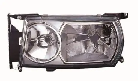 Фара Лів (D1R/H7/LED, ручн, без мотора, колір відбивача: хром) SCANIA G I, P I, R I, T 01.03-05.19 DEPO 7711105LLDHEN