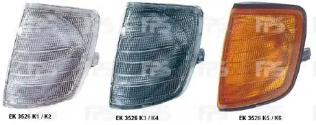 Фонарь передний DEPO FP 3526 K2-E